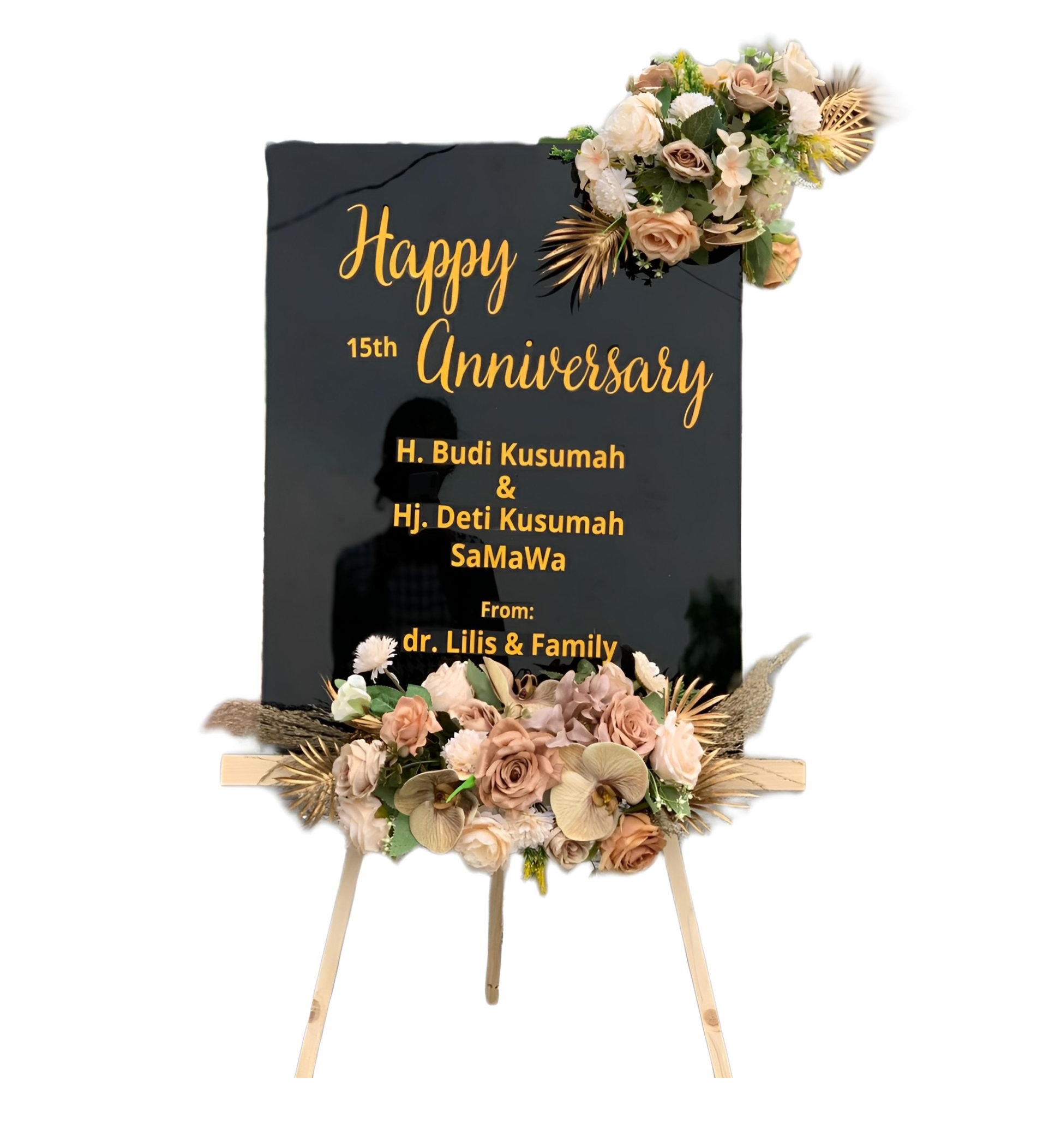 Papan Bunga Akrilik Jembrana