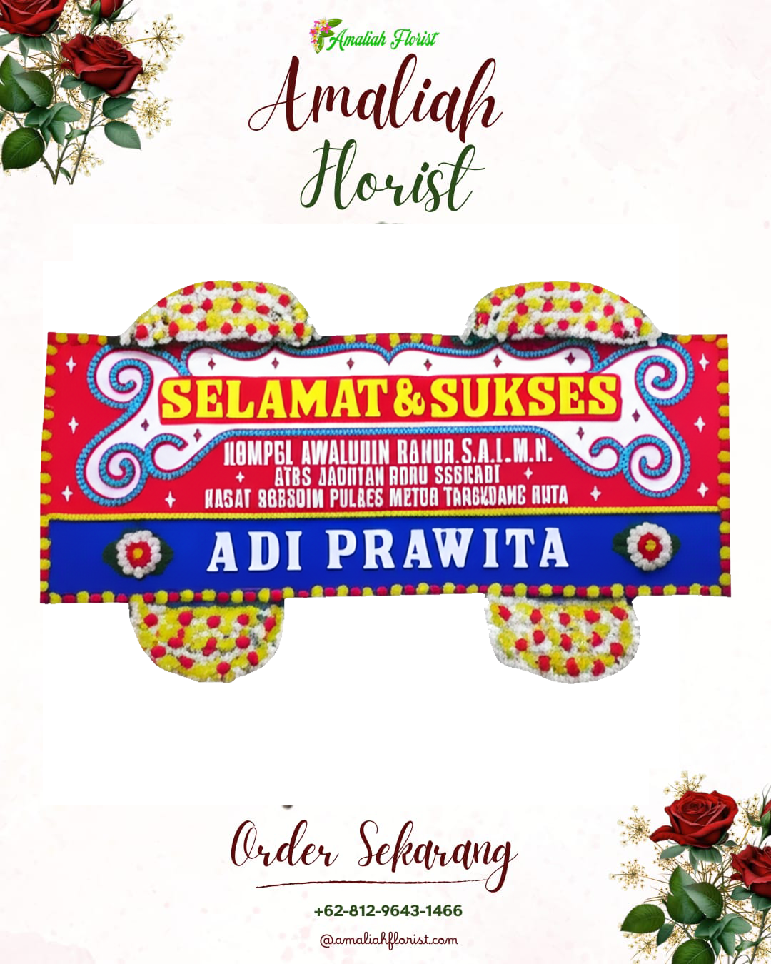 Papan Bunga Ucapan Selamat Jembrana